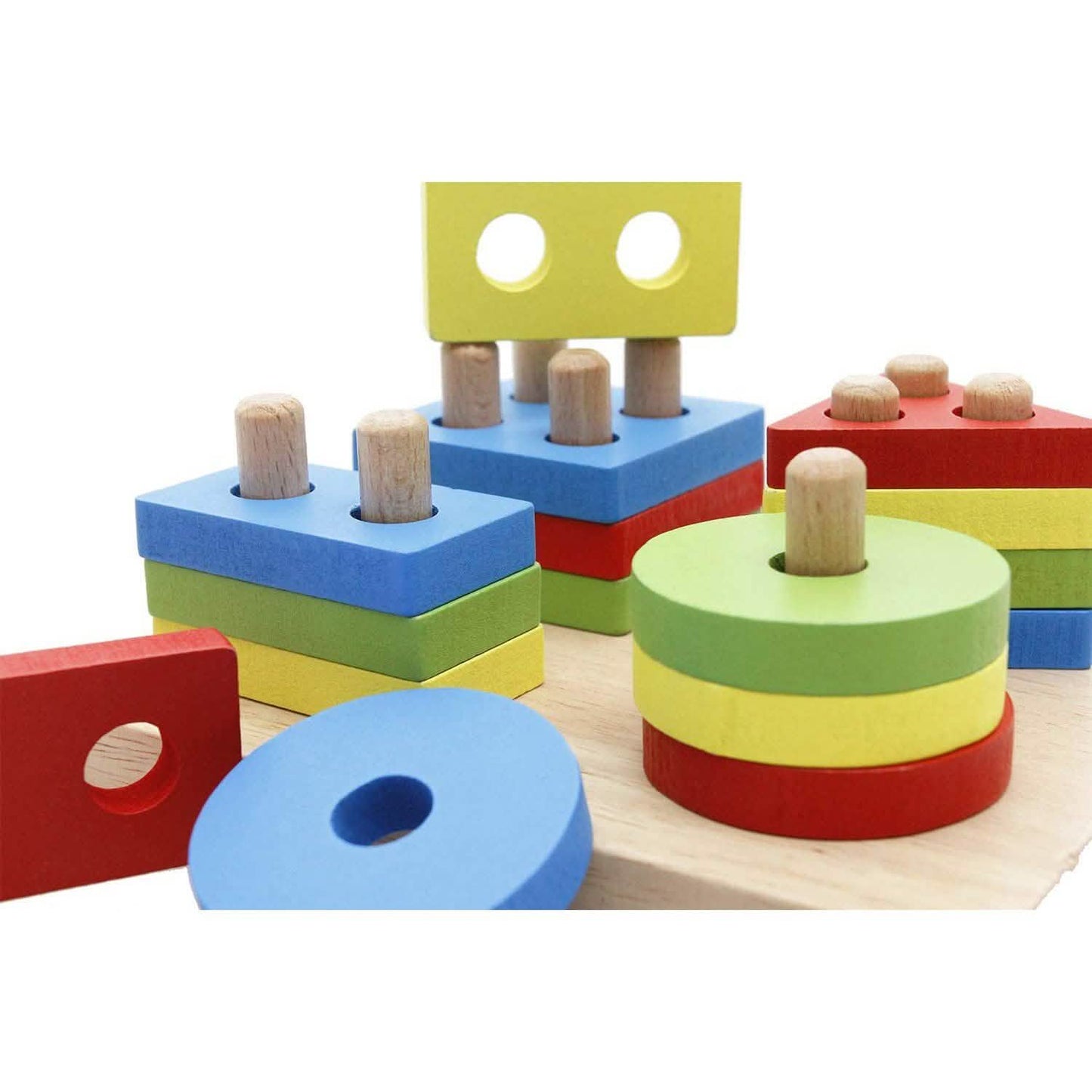 Educational Toys Wooden Shapes Sorter DailySale