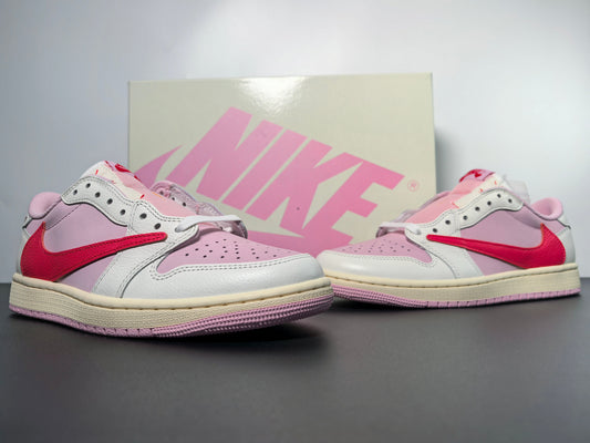Travis Scott × AJ1 Low "Shy Pink" air jordan