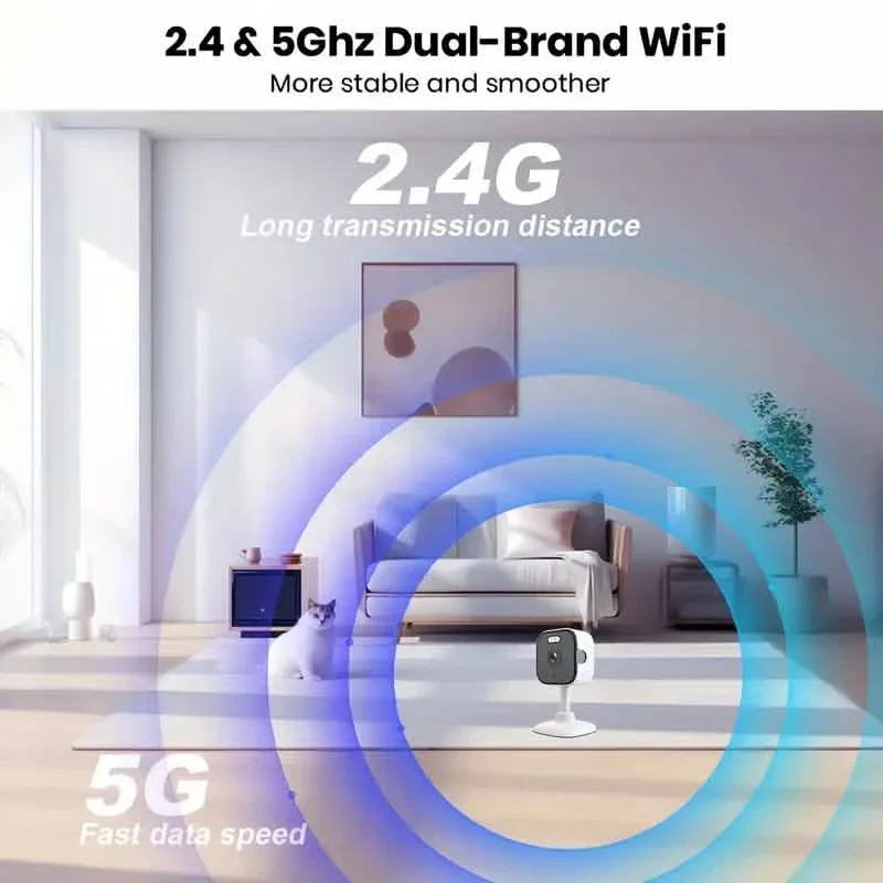 3MP Smart Home Security Camera – Night Vision, Two-Way Audio, Motion Detection, Alexa Compatible DailySale