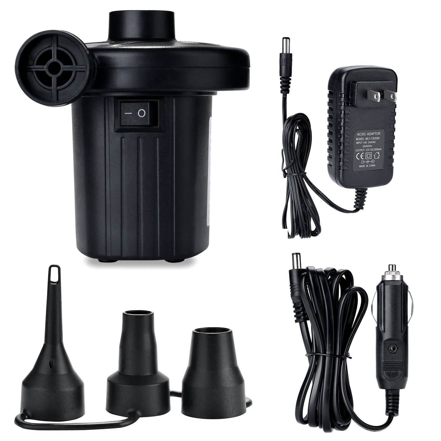 Electric Air Pump for Swimming Ring Inflatable Boat DailySale