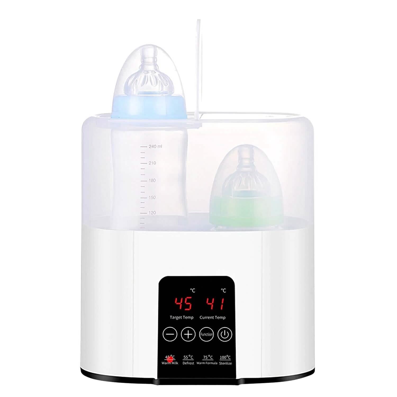 Electric Baby Milk Bottle Warmer Fit with 4 Heating Modes Adjustable Temperature Display Screen DailySale