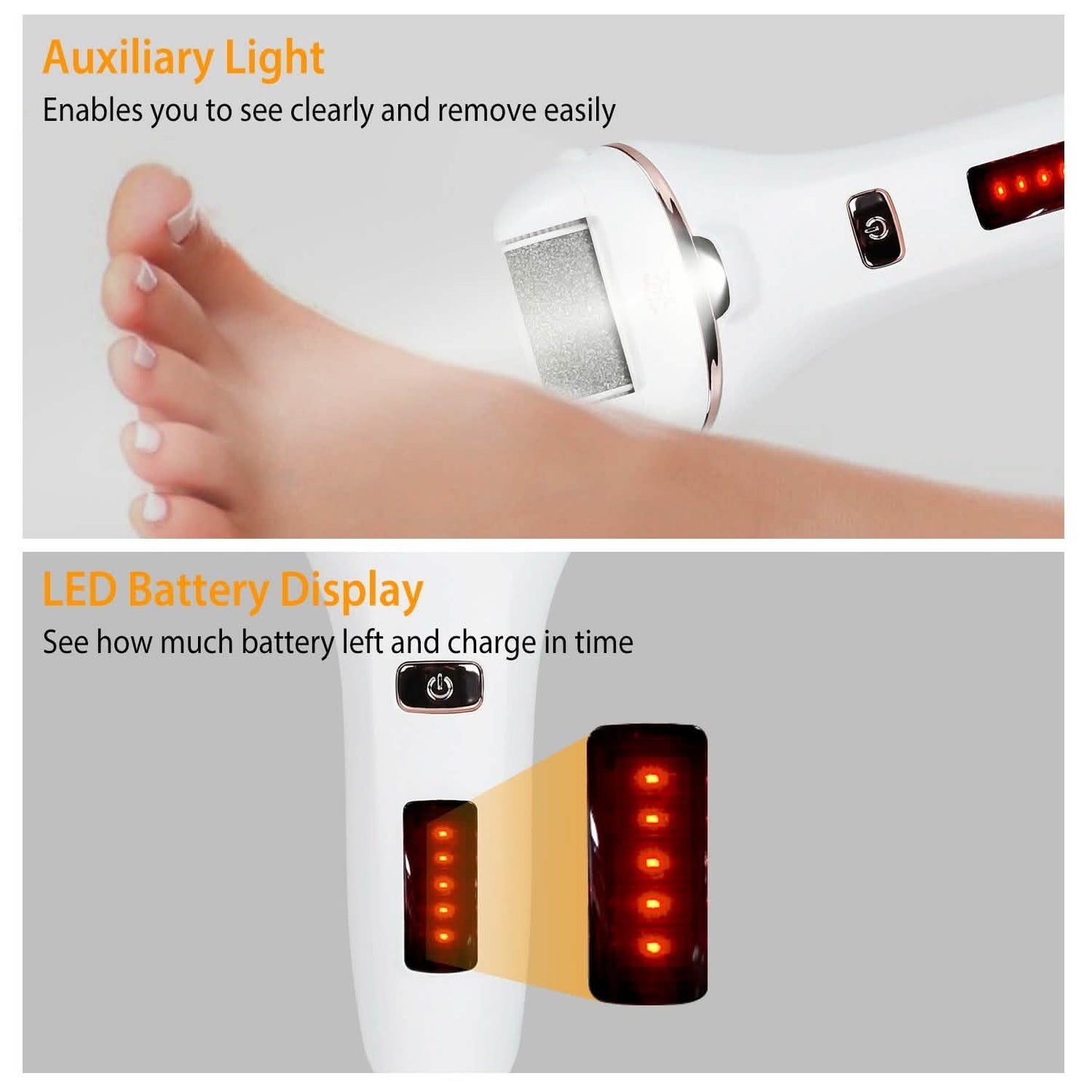 Electric Callus Remover USB Rechargeable Foot Scrubber DailySale