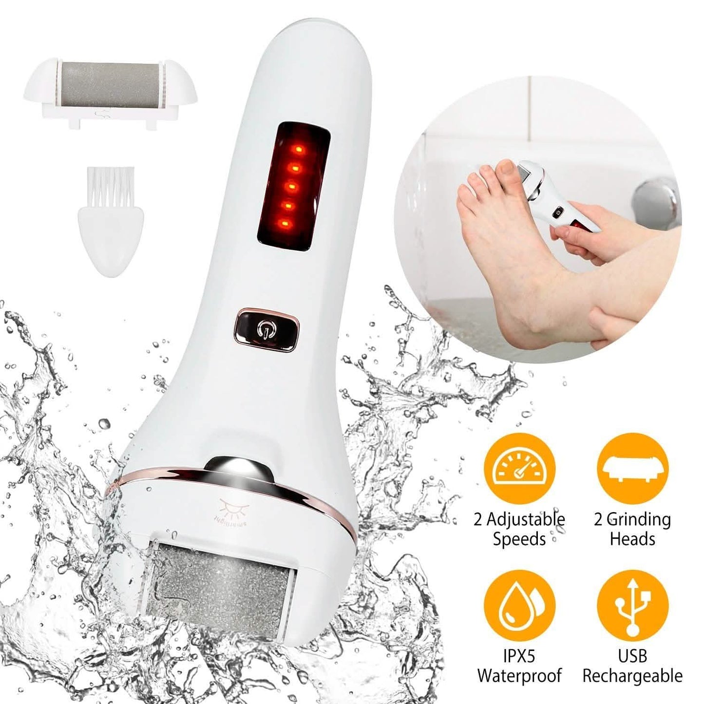 Electric Callus Remover USB Rechargeable Foot Scrubber DailySale
