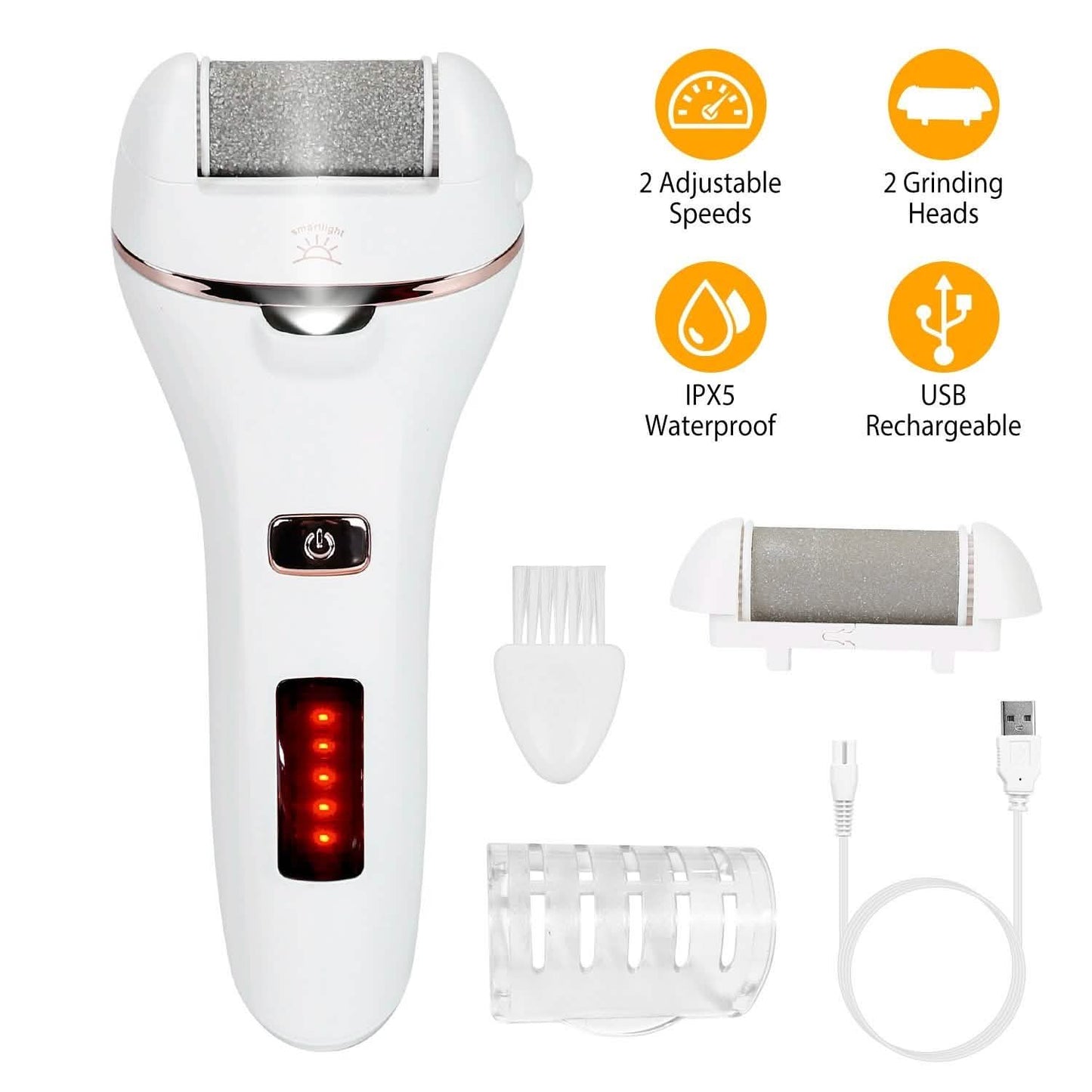 Electric Callus Remover USB Rechargeable Foot Scrubber DailySale