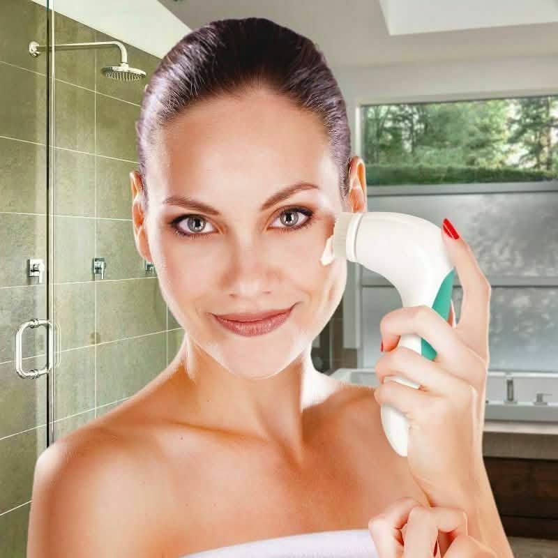 Electric Face and Body Cleansing Massager Brush DailySale