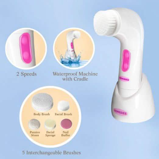 Electric Face and Body Cleansing Massager Brush DailySale