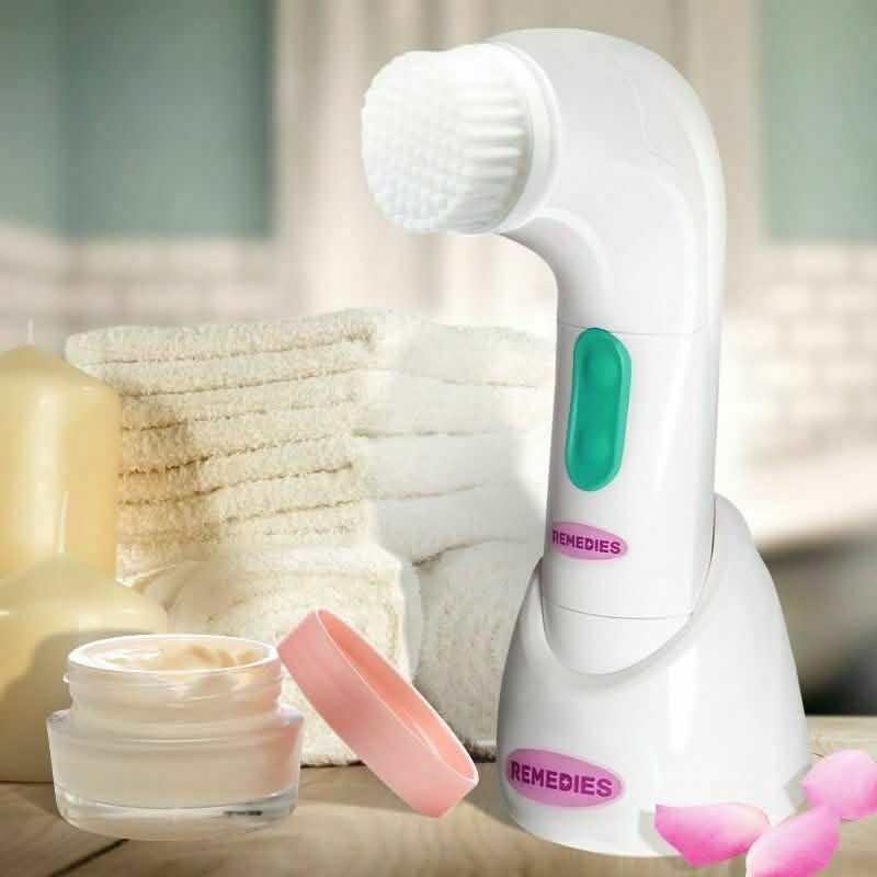 Electric Face and Body Cleansing Massager Brush DailySale