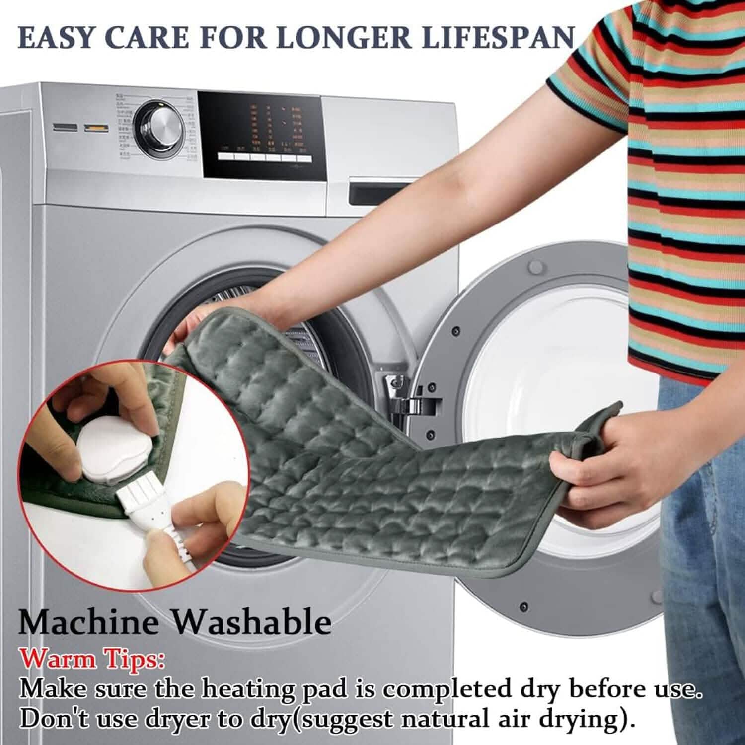 Electric Heating Pads for Body Pain Relief DailySale