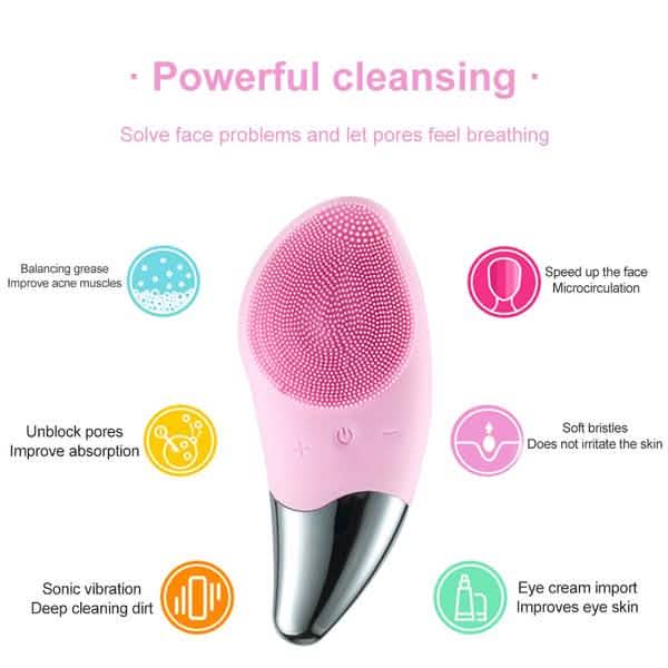 Electric Massage and Facial Cleaning Brush DailySale