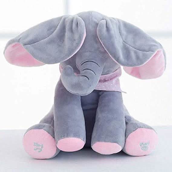 Electronic Talking Singing Blinking Eyes Elephant Plush Toy DailySale