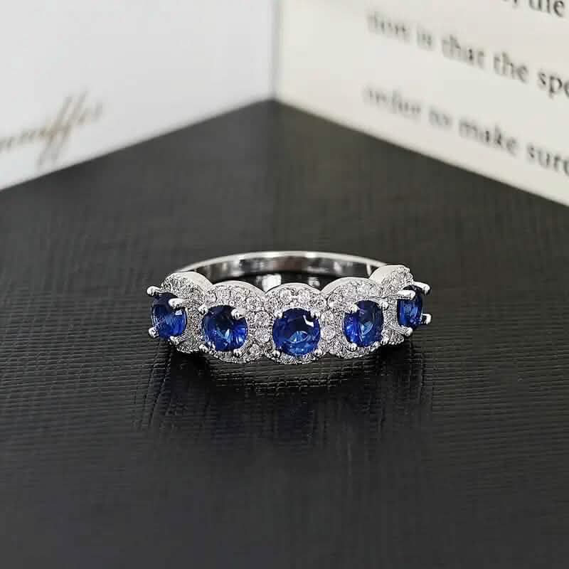 Elegant Copper Ring with Synthetic Cubic Zirconia DailySale