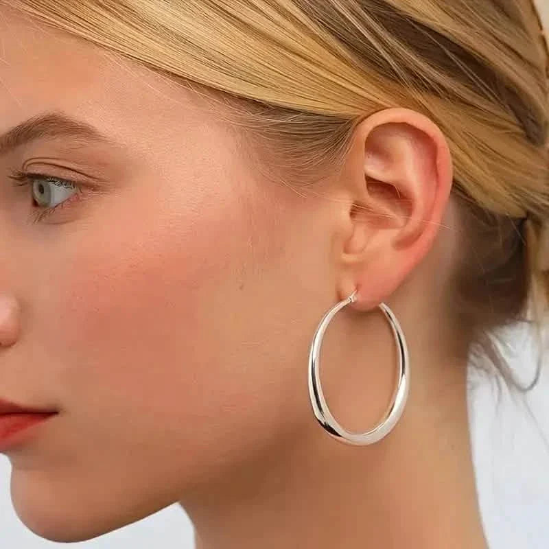 Elegant Daily Wear Round Circle Hoop Earrings DailySale