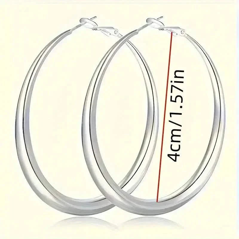 Elegant Daily Wear Round Circle Hoop Earrings DailySale