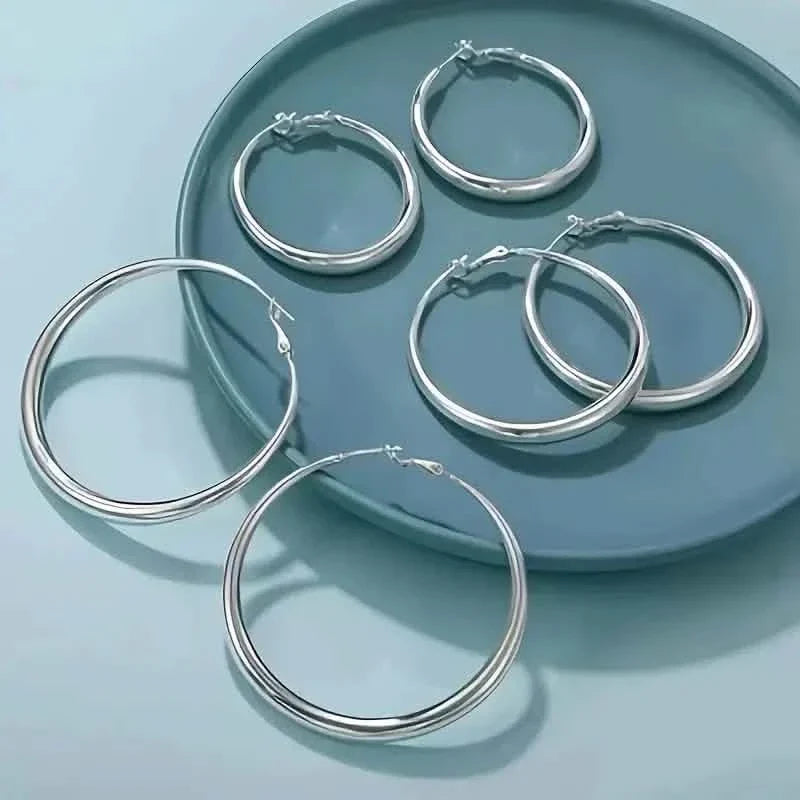 Elegant Daily Wear Round Circle Hoop Earrings DailySale