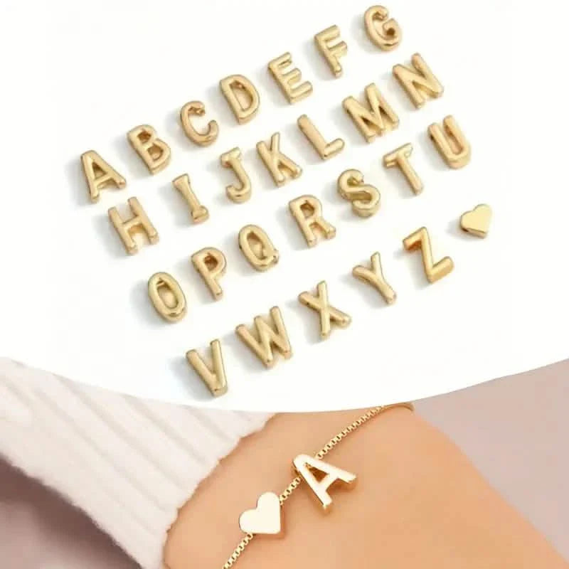 Elegant Love Heart Charm Bracelet - Delicate Minimalist Link Chain DailySale
