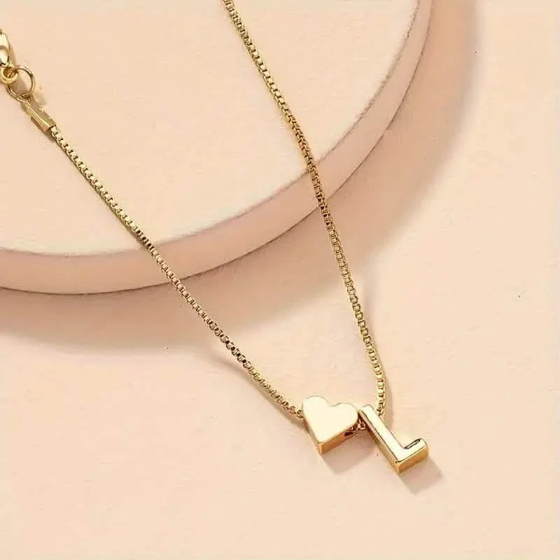 Elegant Love Heart Charm Bracelet - Delicate Minimalist Link Chain DailySale