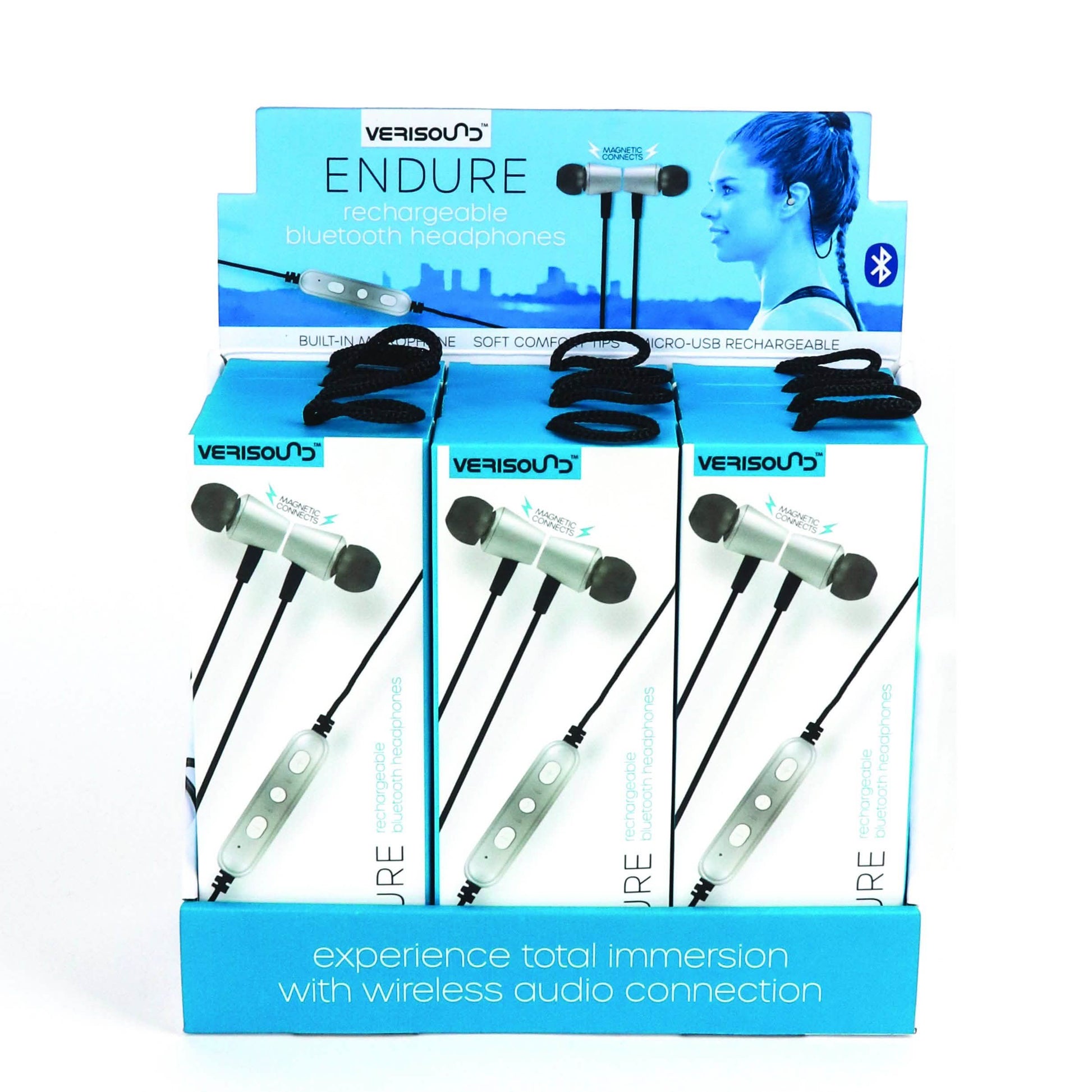 ENDURE Rechargeable Bluetooth Headphones DailySale