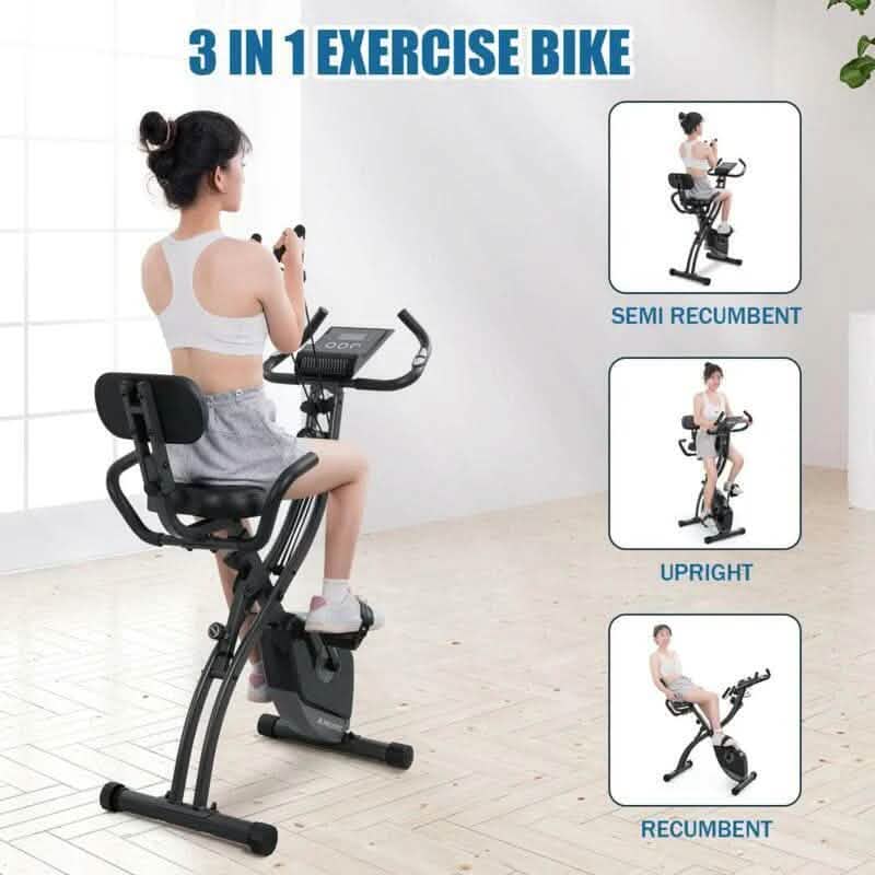 Exercise Stationary Folding Bike DailySale
