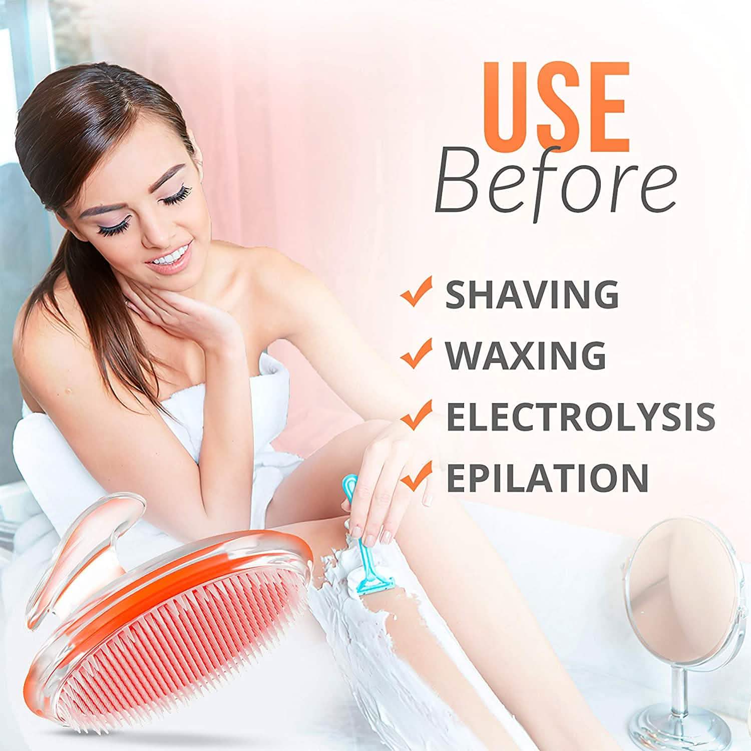 Exfoliating Brush Ingrown Hair and Razor Bump Treatment DailySale