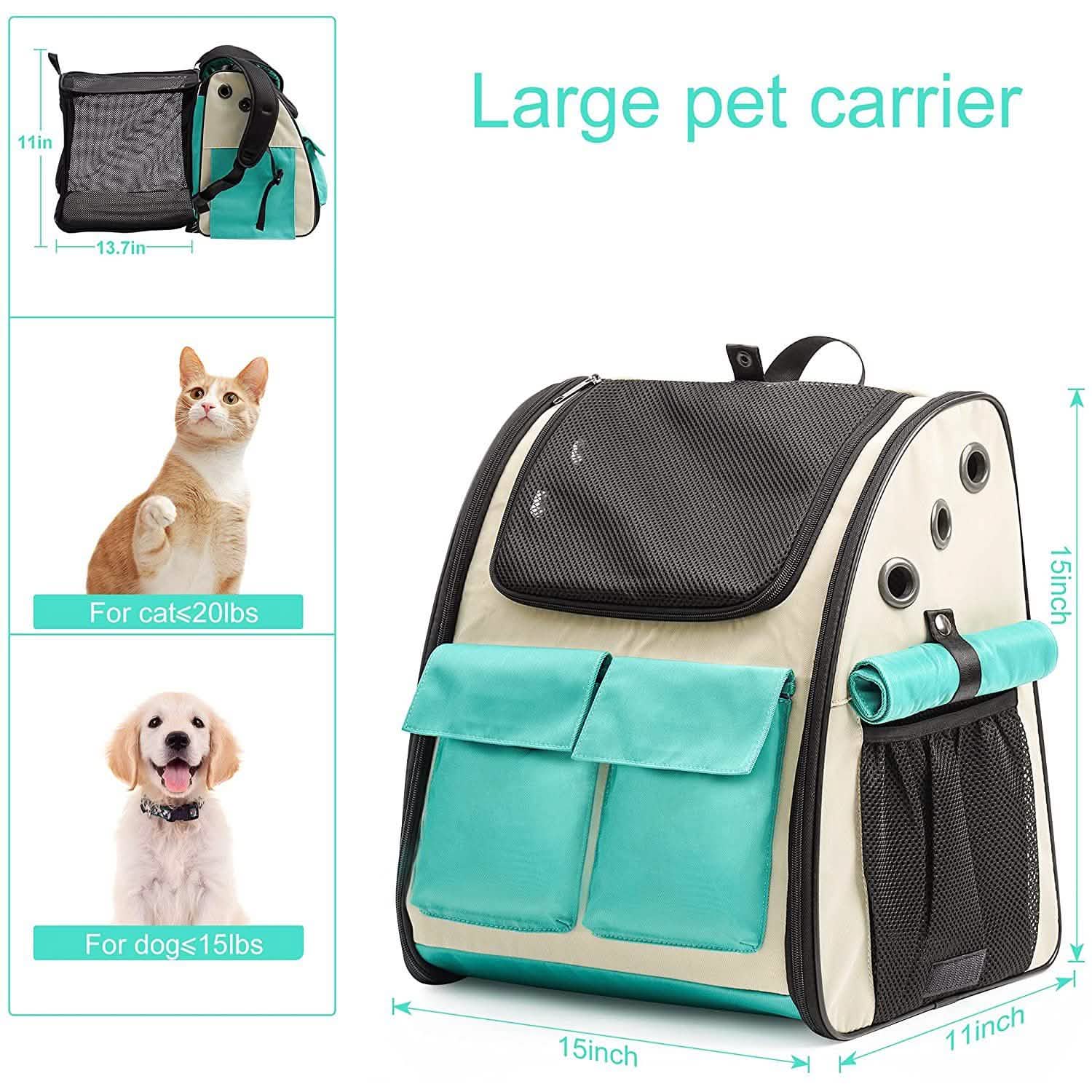 Expandable Pet Backpack Carrier DailySale