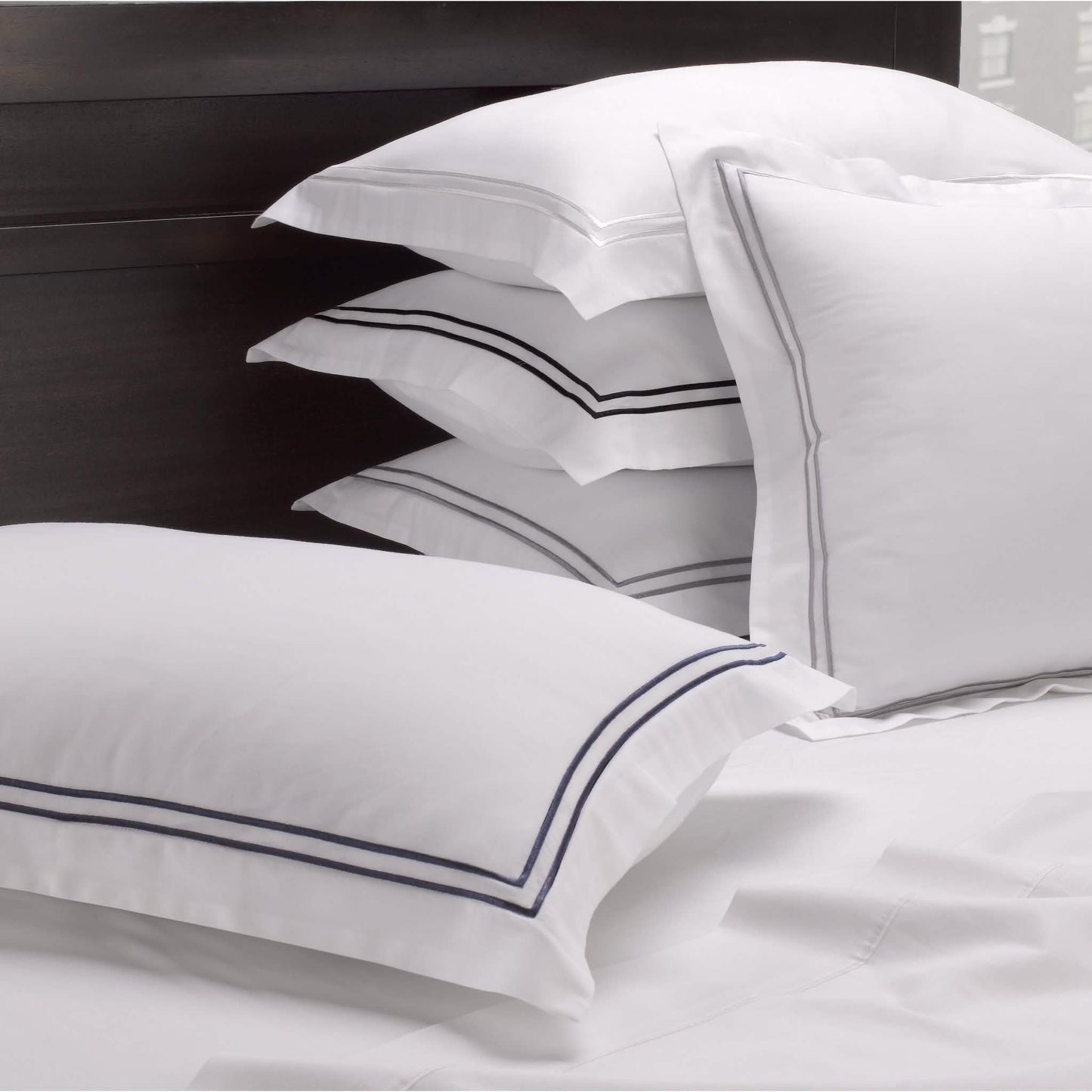 Exquisite Hotel Satin Stitched 100% Cotton Percale Duvet Set DailySale
