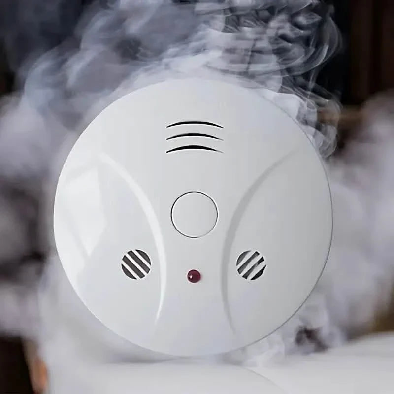 Smoke and Fire Detector Alarm – Portable Photoelectric Fire Alarm with Silence Button DailySale
