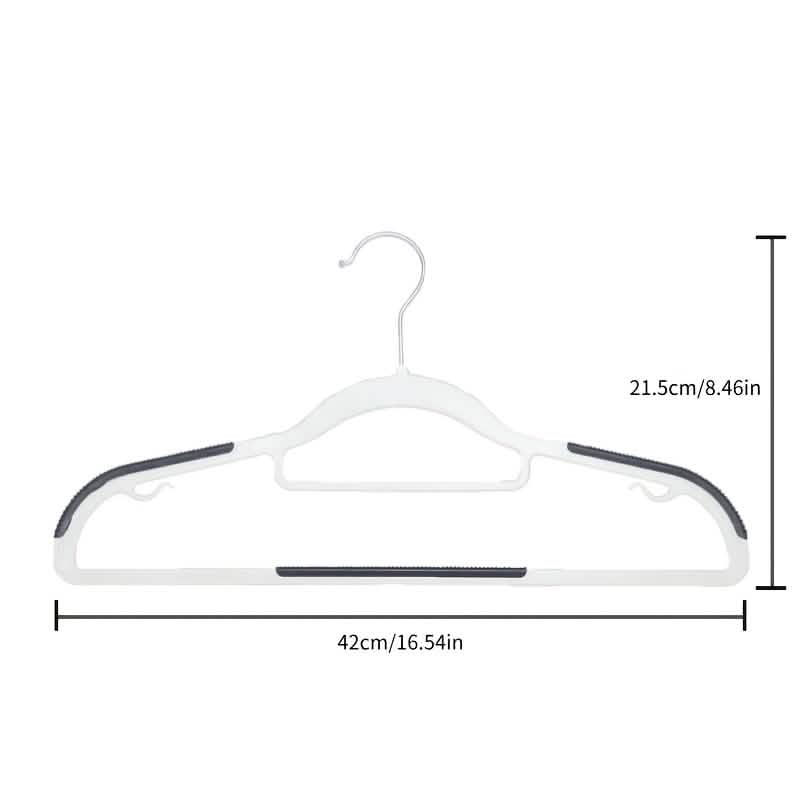 10-Pack: Heavy-Duty Plastic Anti-Skid Clothes Hangers DailySale