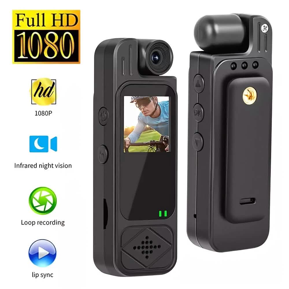Premium Portable Body Camera Recorder – HD, SD Card Compatible DailySale