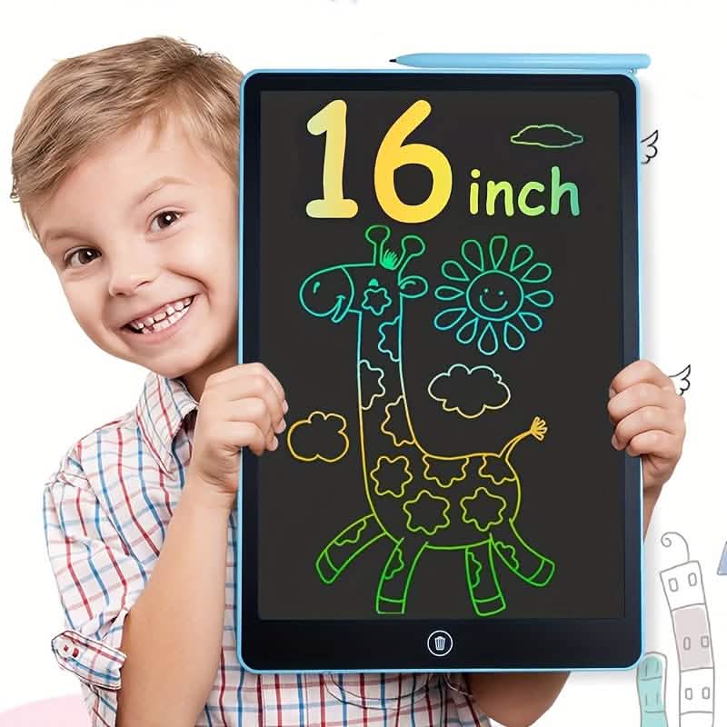 Digital LCD Writing Tablet with Stylus Pen – Reusable Wipeable Dry-Erase Doodle & Drawing Board DailySale