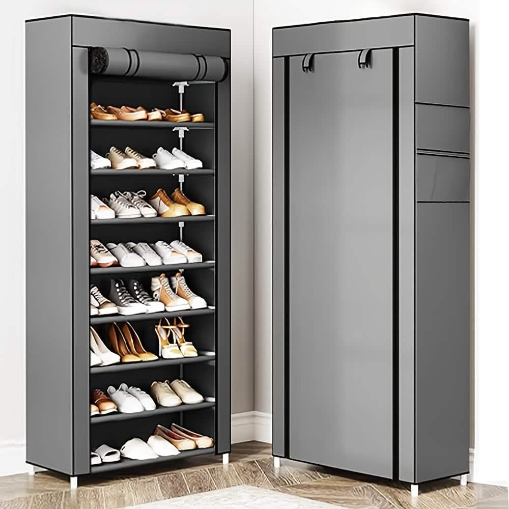 10-Layer 9 Grid Shoe Rack Shelf Storage Closet Organizer DailySale