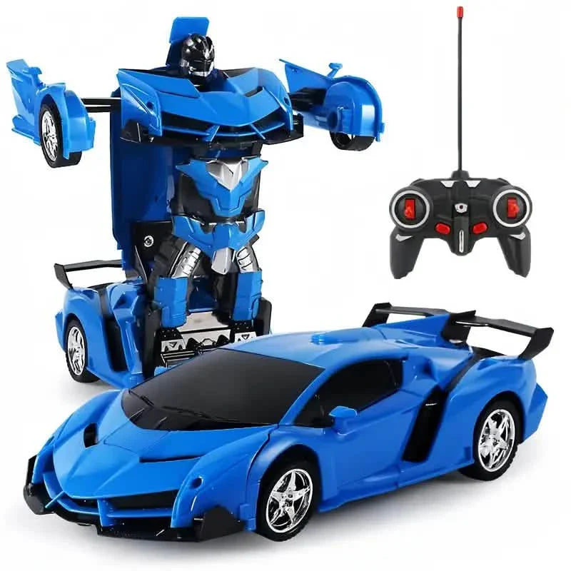 1:18 Remote Control Deformation Robot Car with LED Lights – 360° Drift, USB Rechargeable DailySale