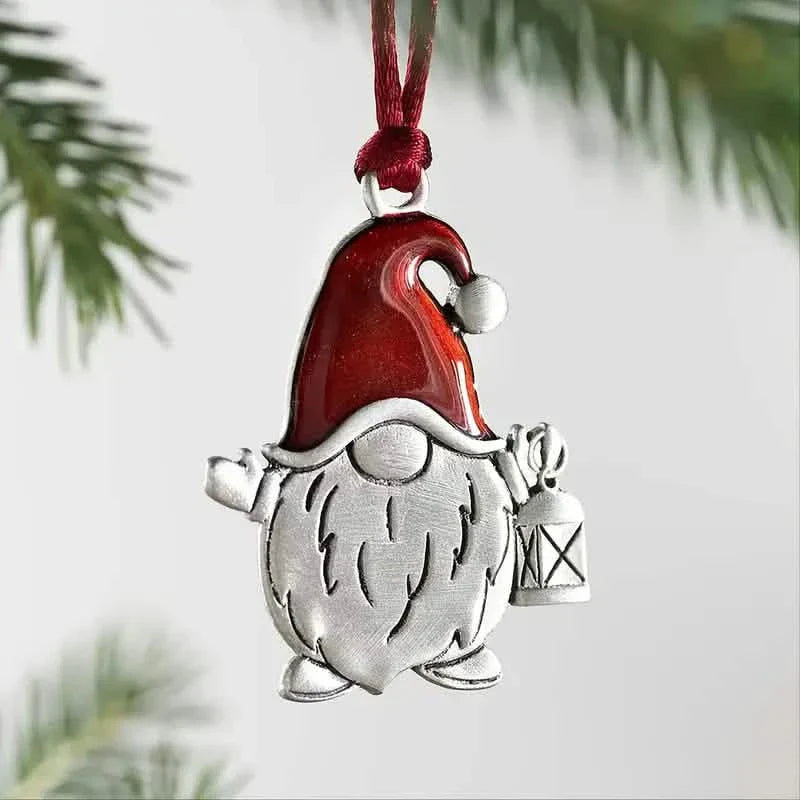 Festive Christmas Tree Pendant - Metal Hanging Ornament for Scene Decor DailySale