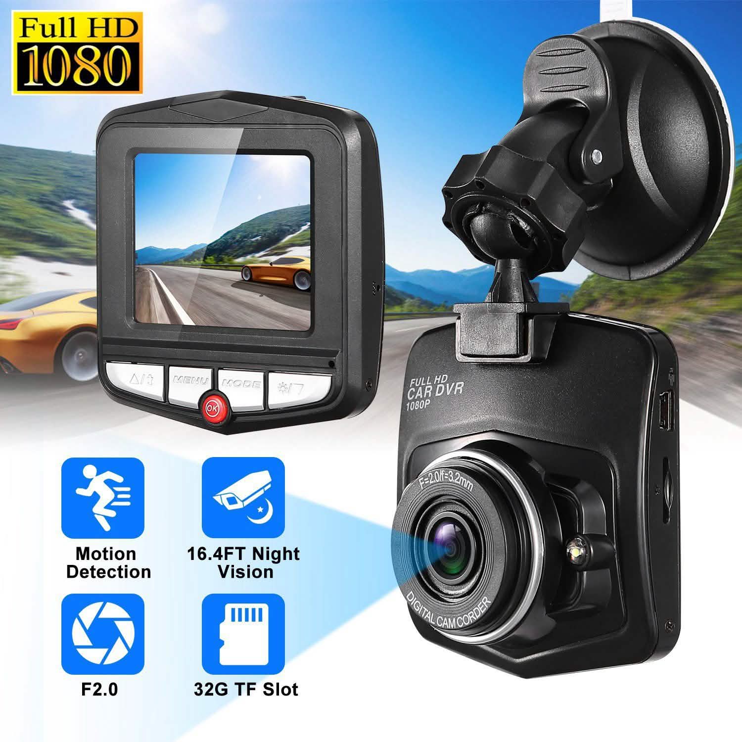 FHD 1080P Car DVD Dash Cam Vehicle Video Recorder DailySale