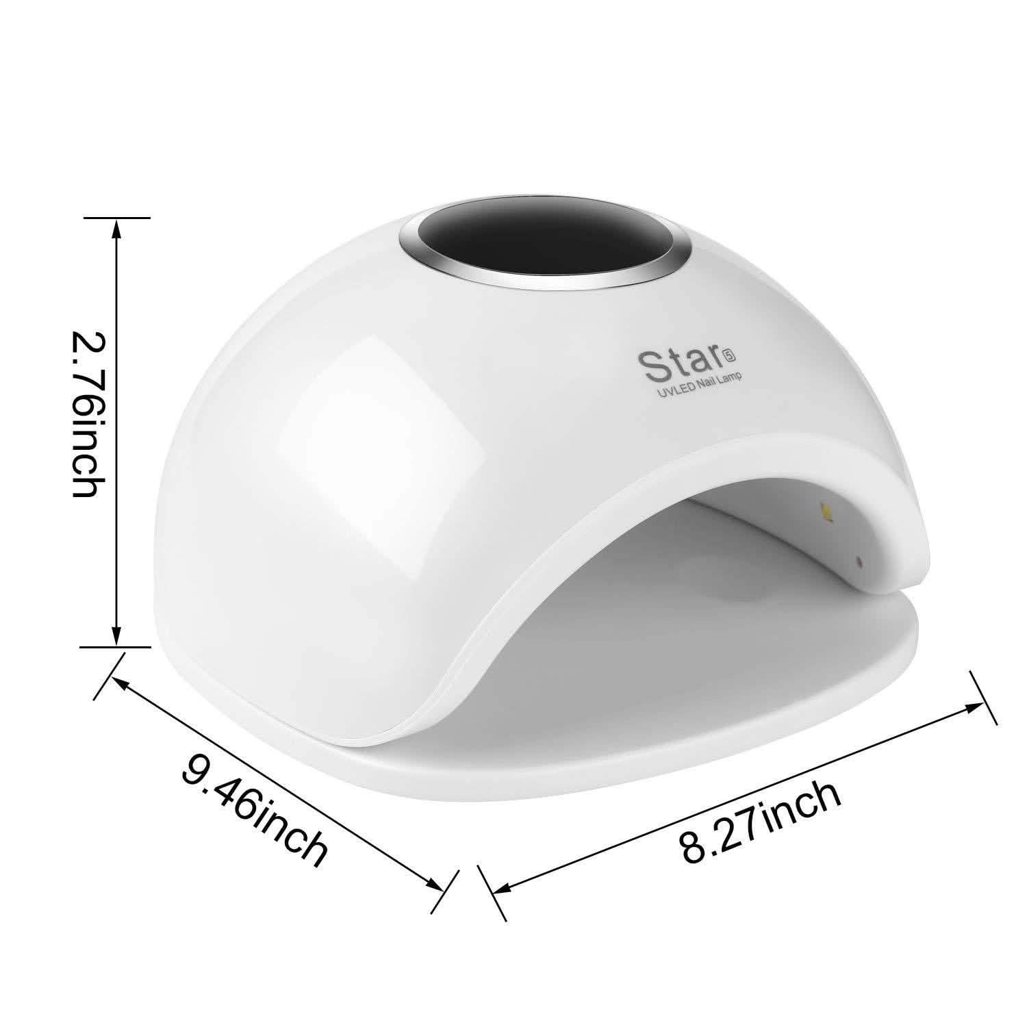 FINATE 72W UV LED Gel Nail Lamp DailySale