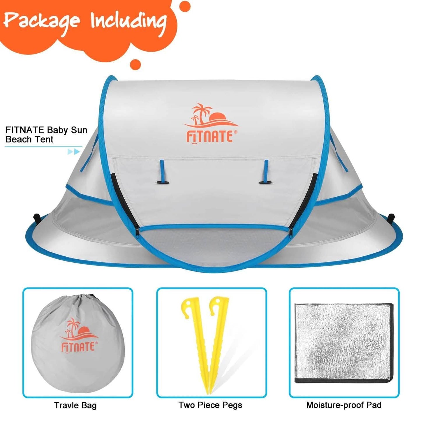 FINATE Baby Tent for Beach UPF 50+ and UV Protection DailySale