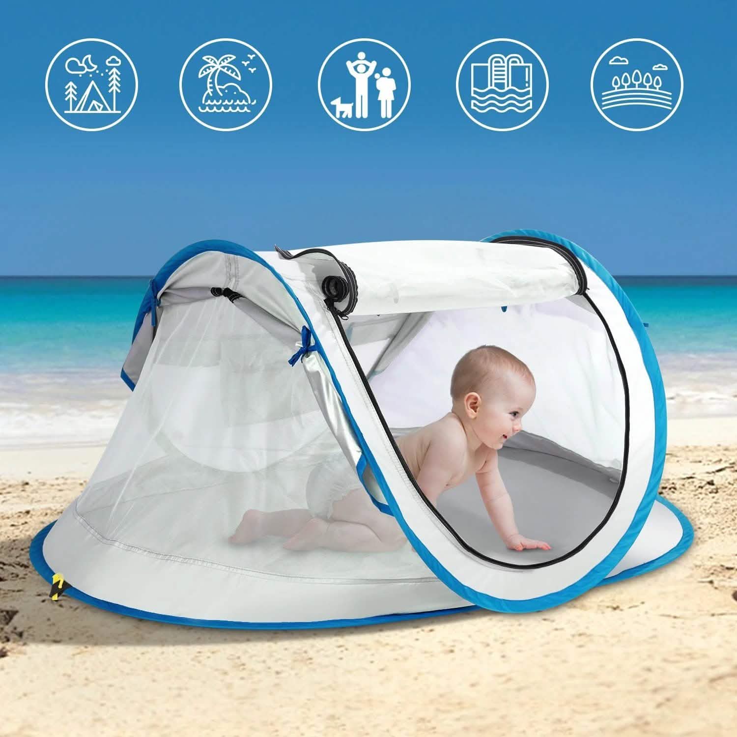 FINATE Baby Tent for Beach UPF 50+ and UV Protection DailySale
