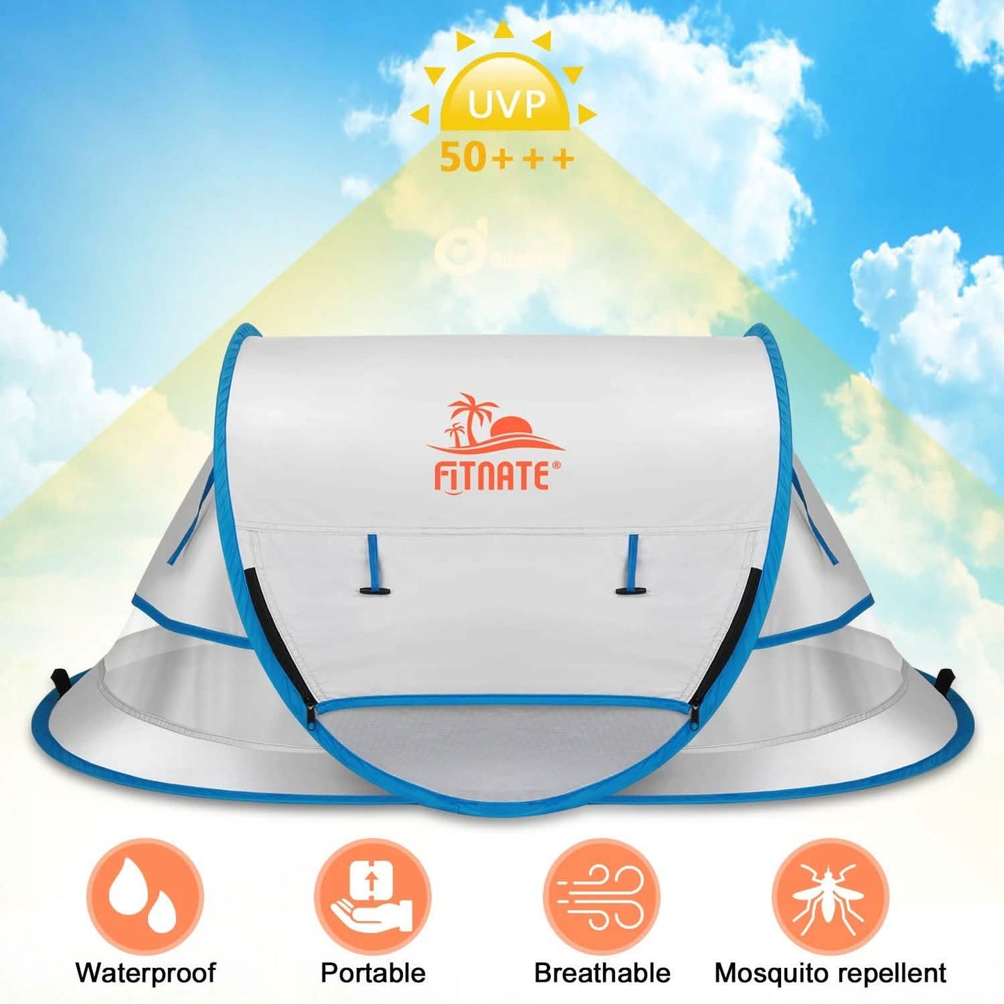 FINATE Baby Tent for Beach UPF 50+ and UV Protection DailySale