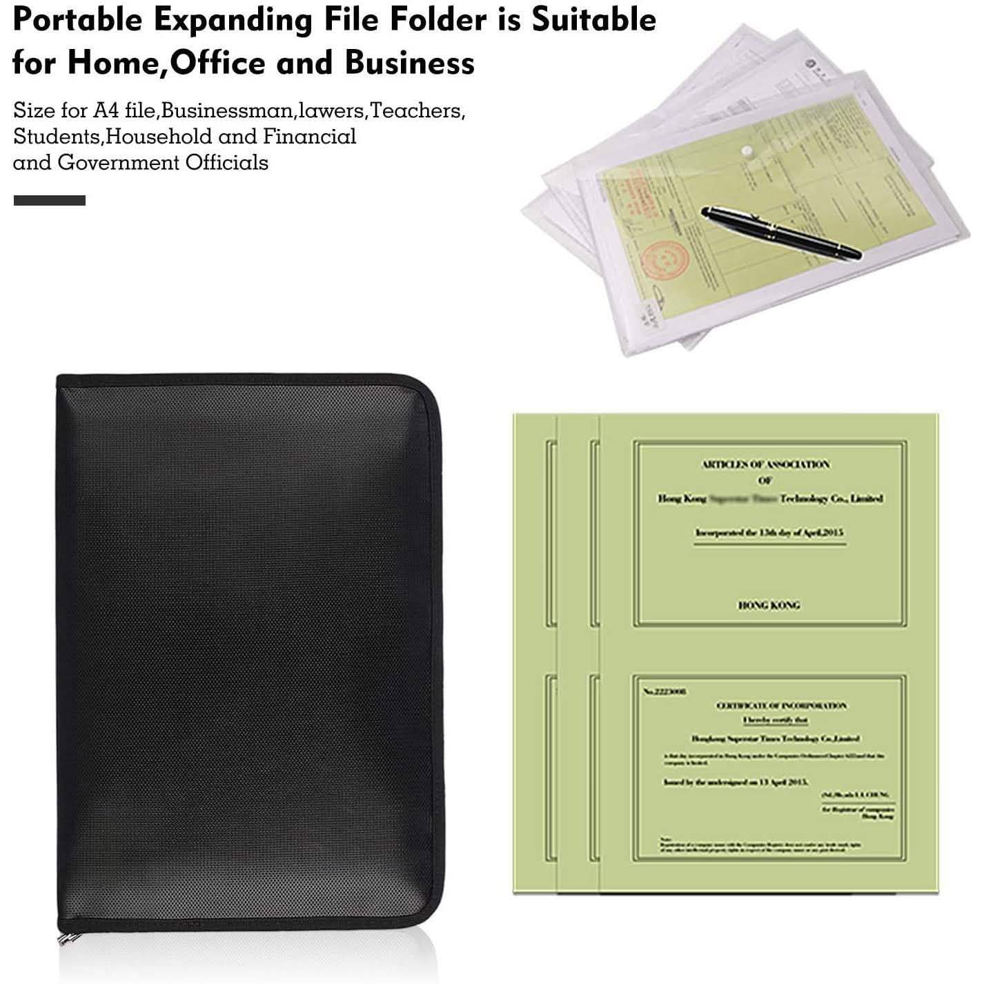 Fireproof and Water Resistant File Folder DailySale
