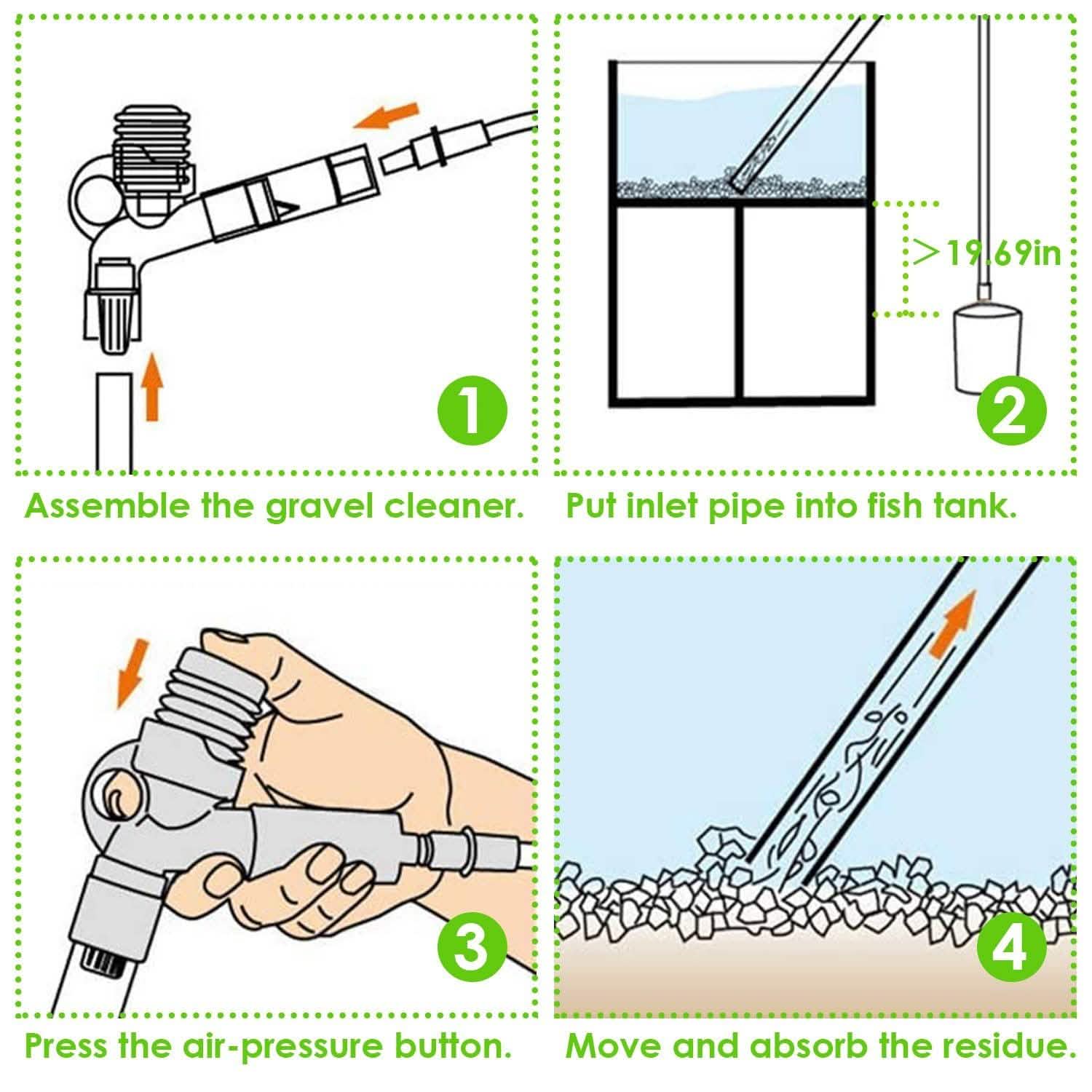 Fish Tank Gravel Cleaner Kit DailySale