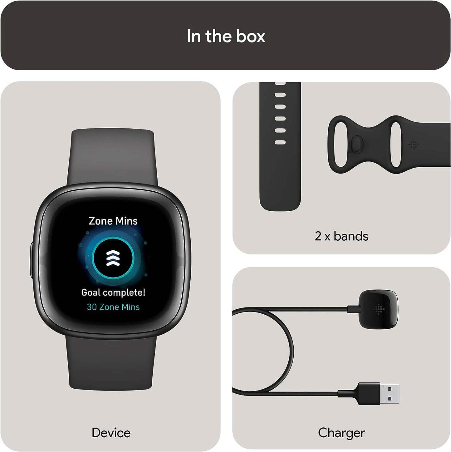Fitbit Sense 2 Advanced Health and Fitness Smartwatch (Refurbished) DailySale
