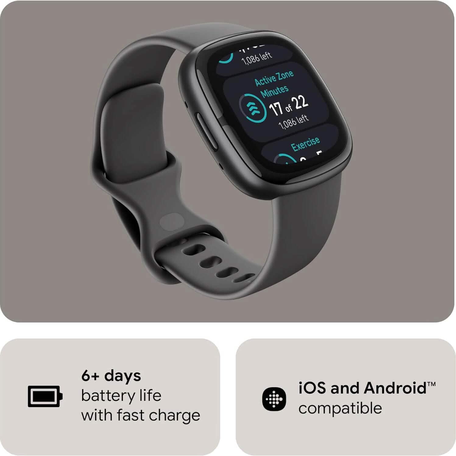 Fitbit Sense 2 Advanced Health and Fitness Smartwatch (Refurbished) DailySale