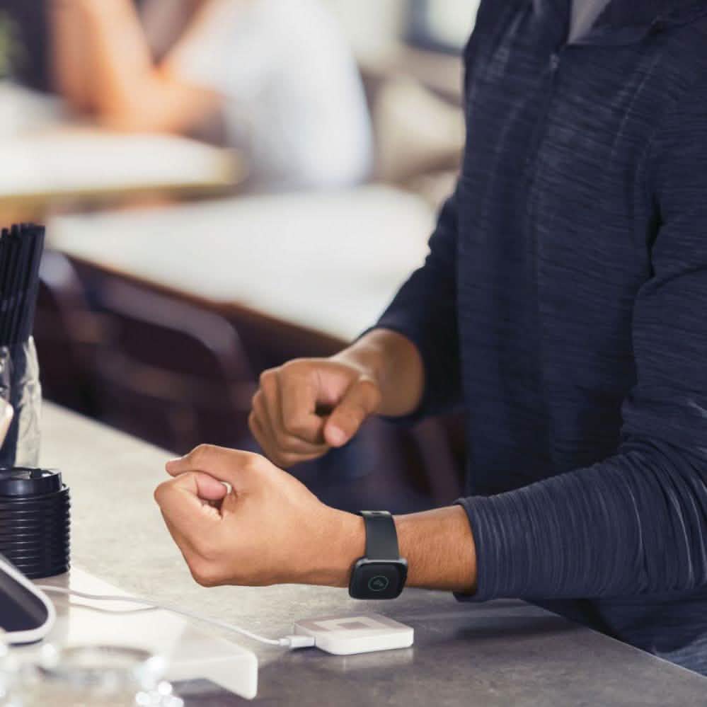 Fitbit - Versa 2 Smartwatch 40mm Aluminum - Black/Carbon with Silicone Band DailySale