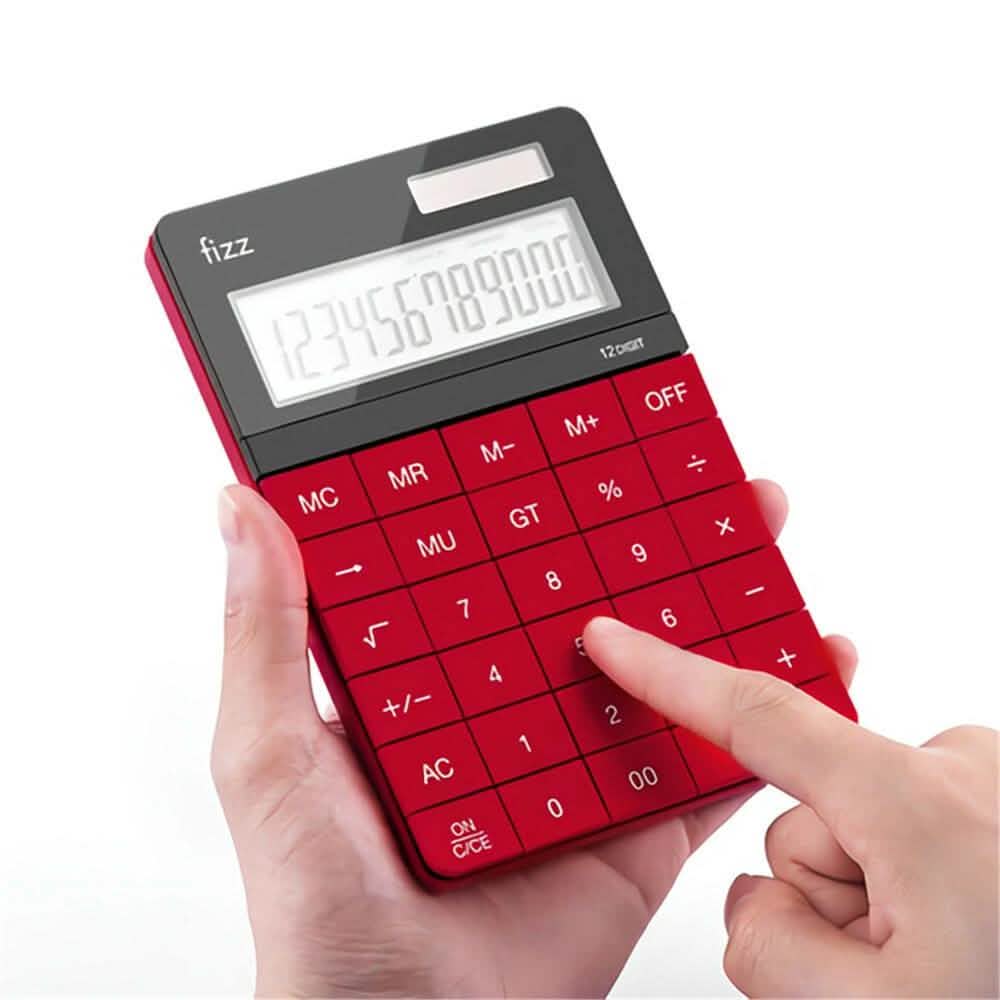 Fizz FZ66806 Calculator Double Power Desk Calculator DailySale
