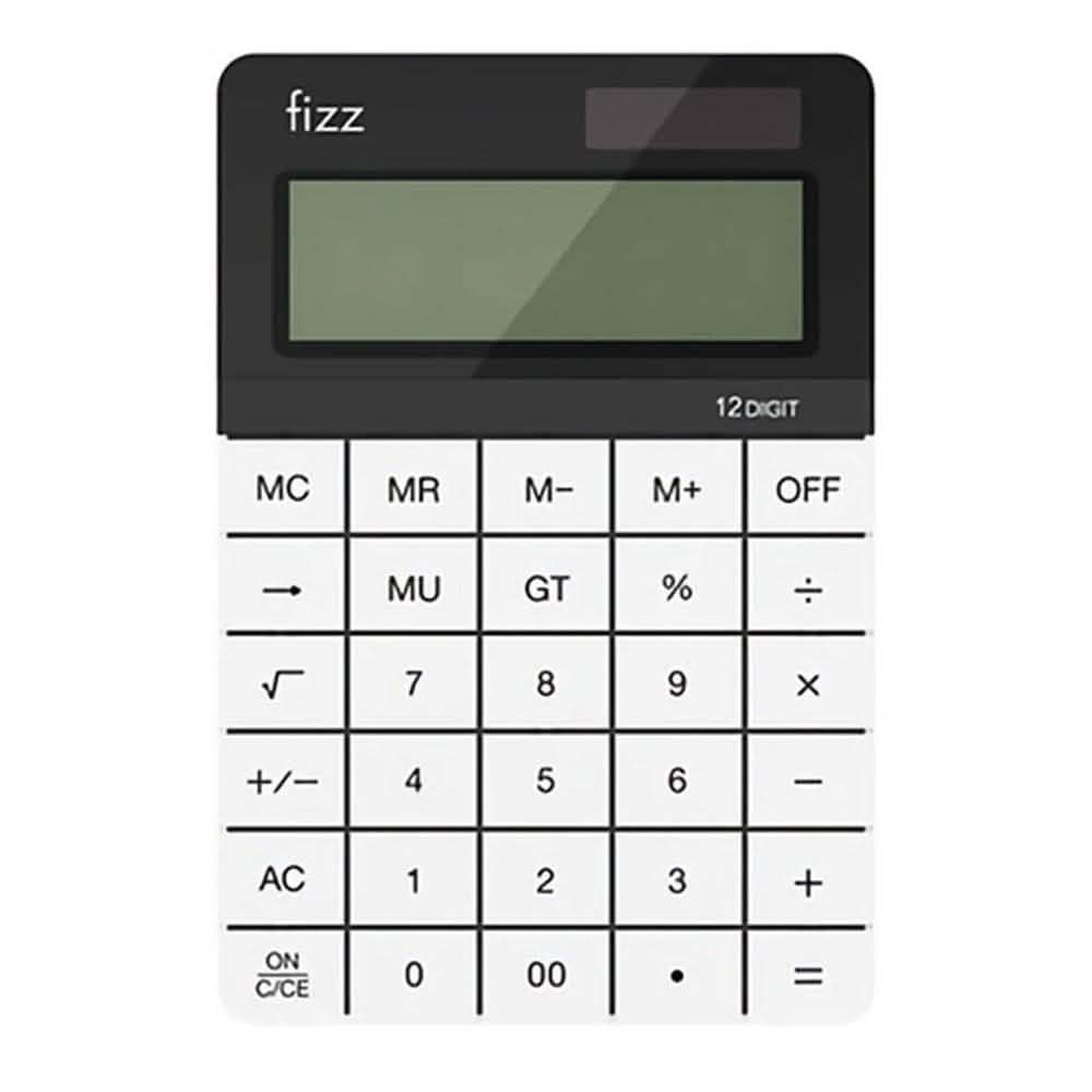 Fizz FZ66806 Calculator Double Power Desk Calculator DailySale
