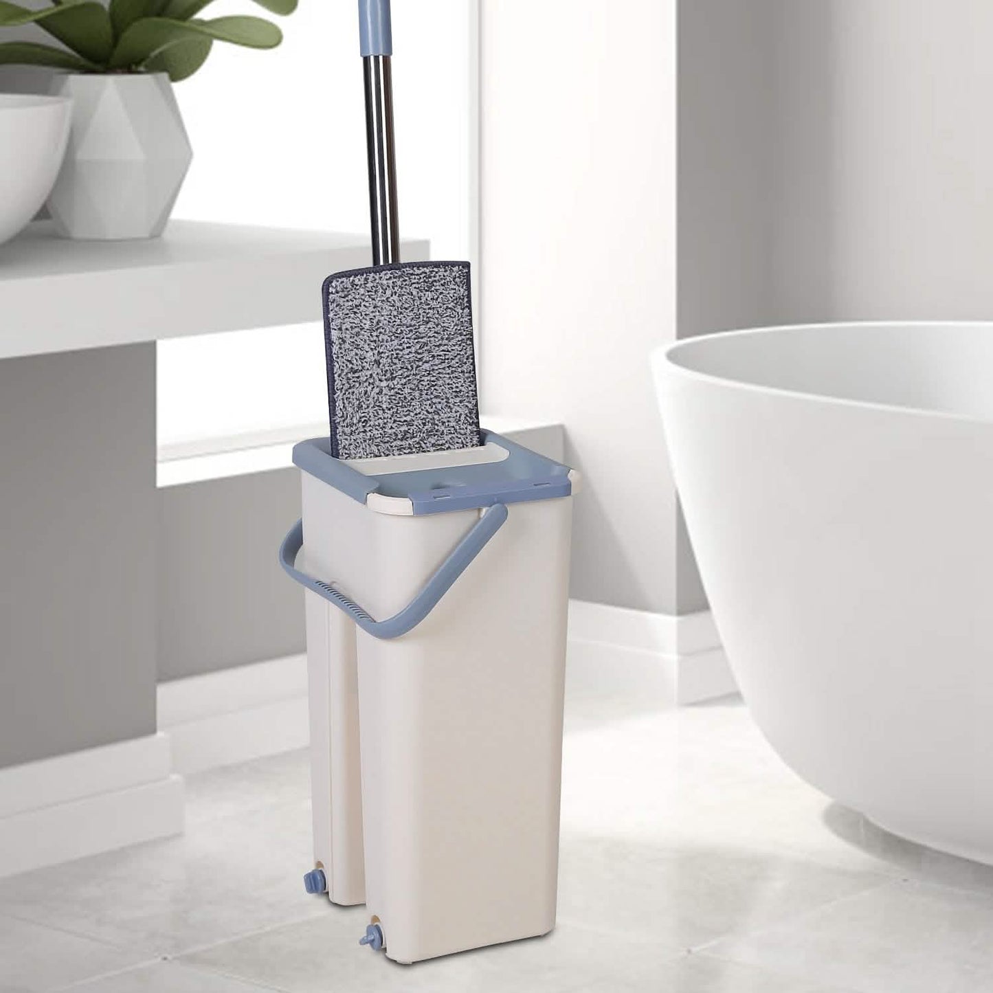 Flat Floor Mop Bucket Set DailySale