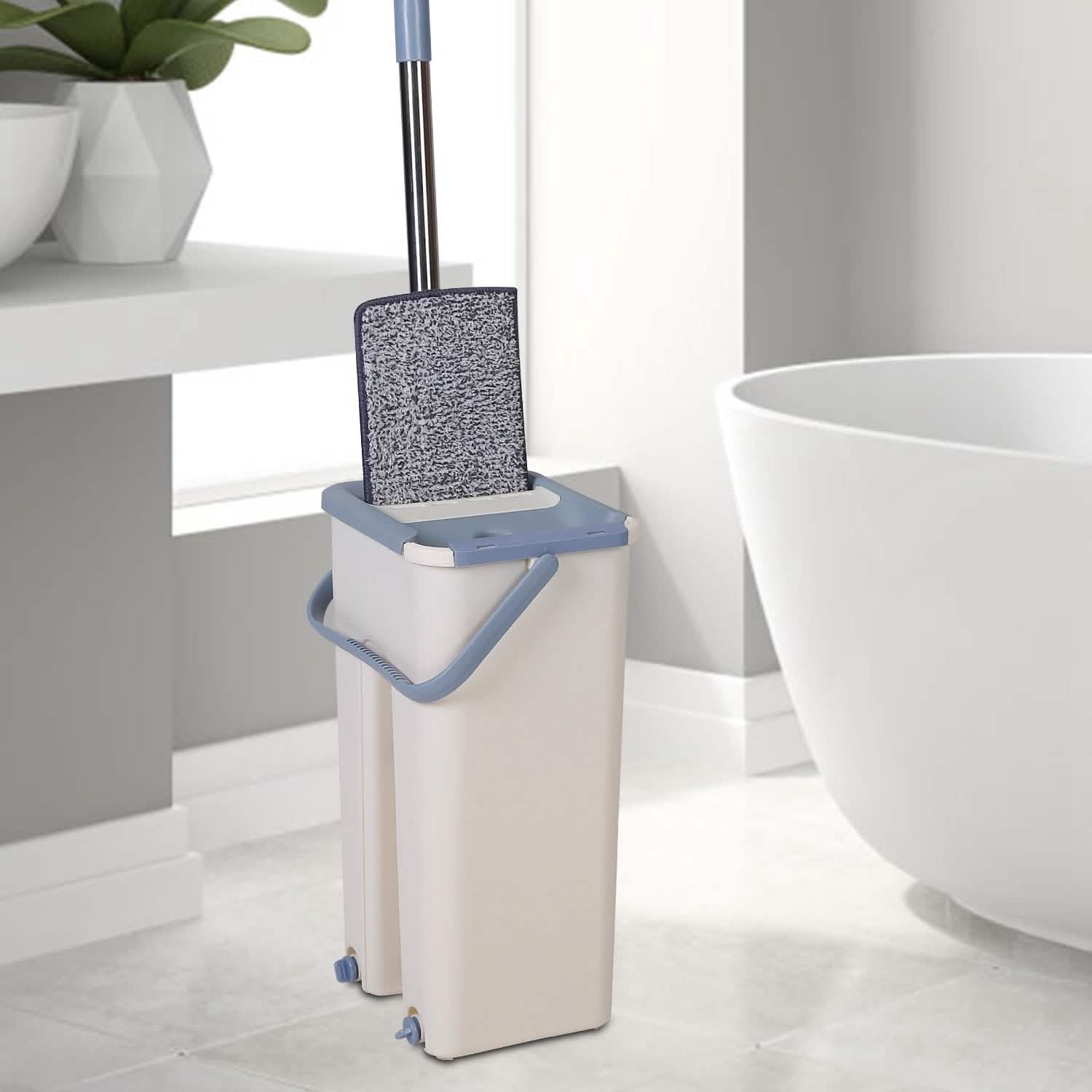 Flat Floor Mop Bucket Set DailySale