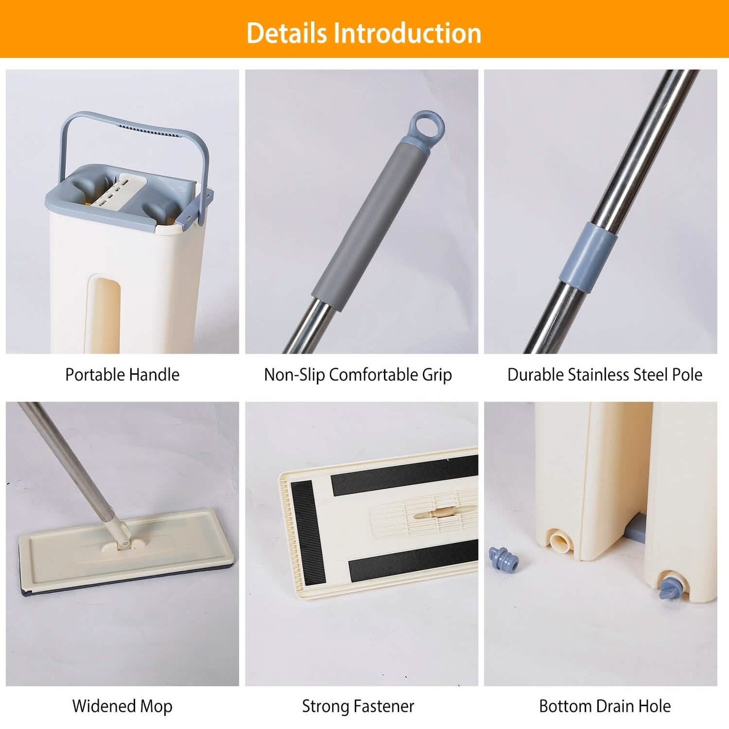 Flat Floor Mop Bucket Set DailySale