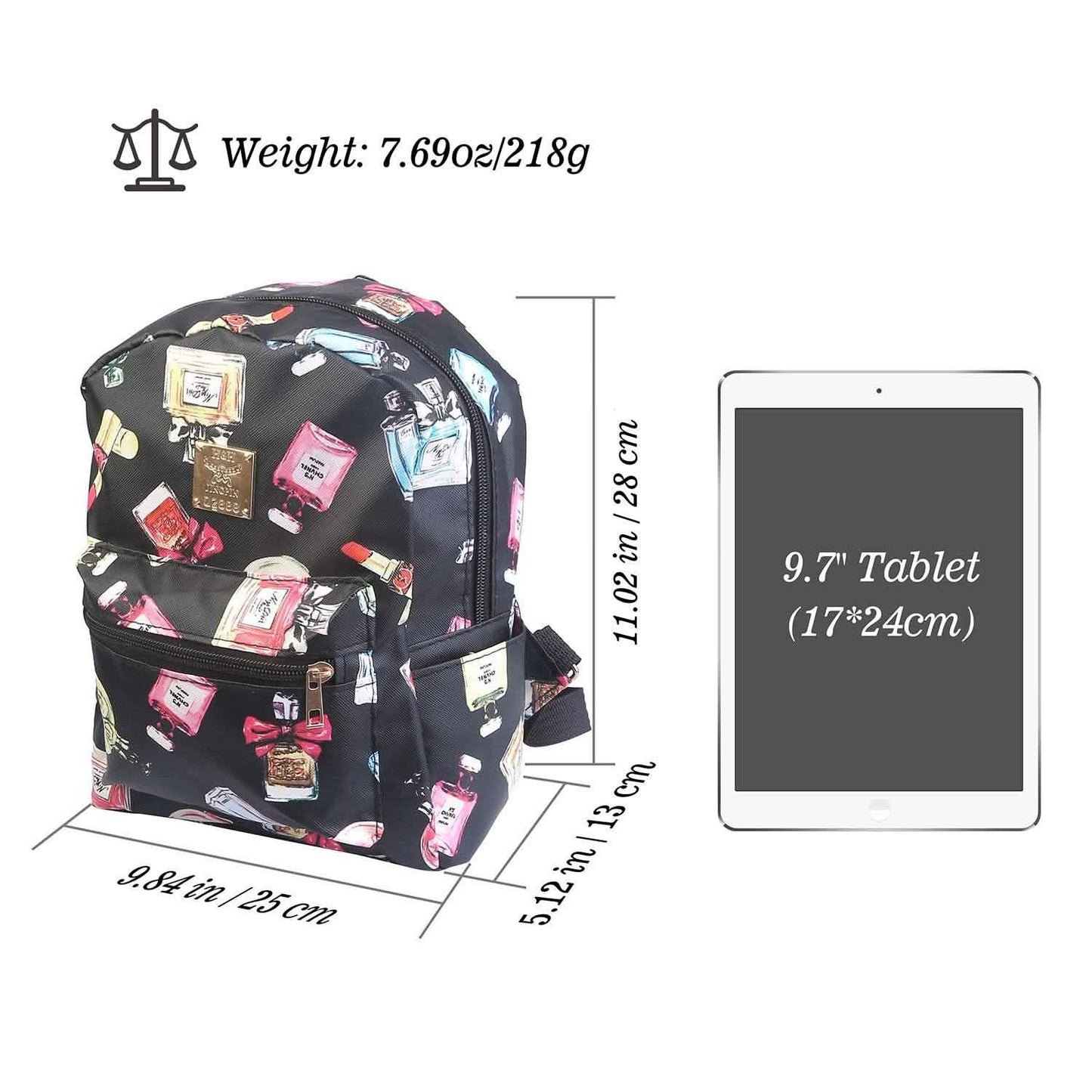 Floral Print Backpack Waterproof Knapsack DailySale