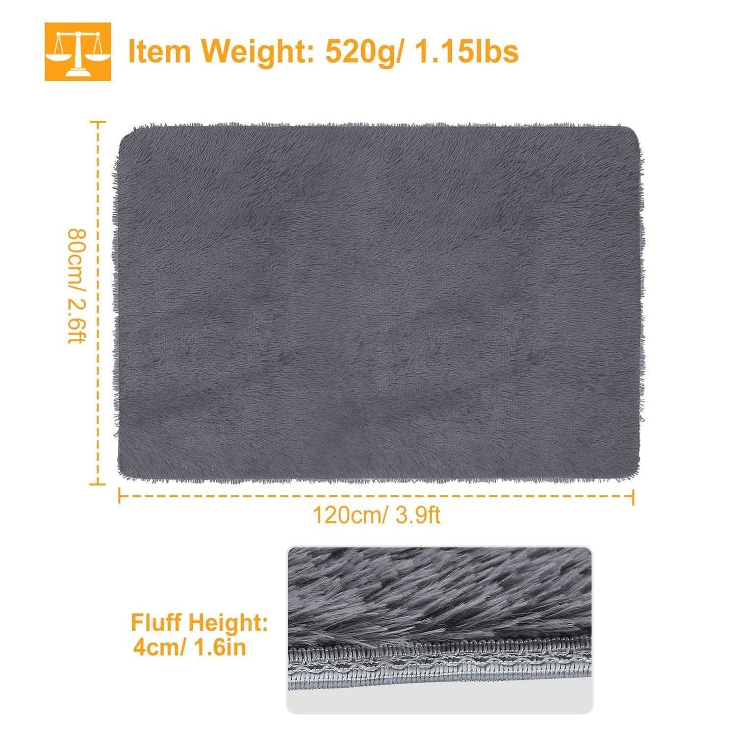 Fluffy Bedroom Anti-Skid Rug DailySale