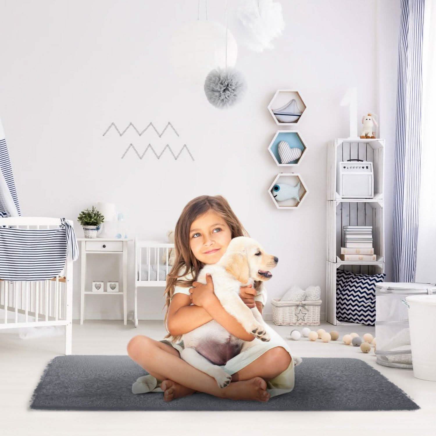 Fluffy Bedroom Anti-Skid Rug DailySale
